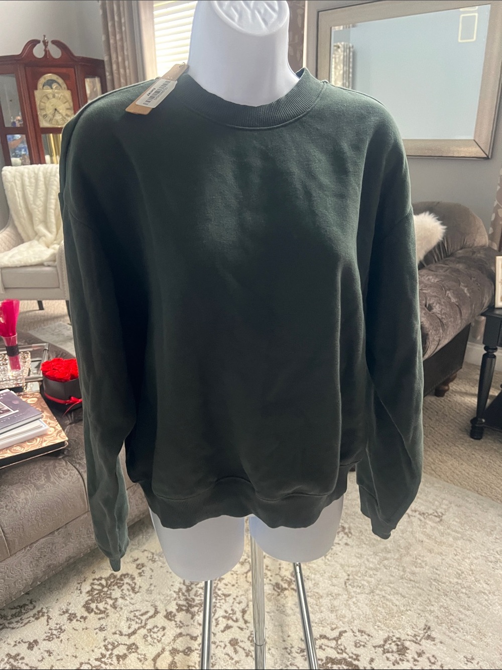 Skims cotton fleece sweatshirt